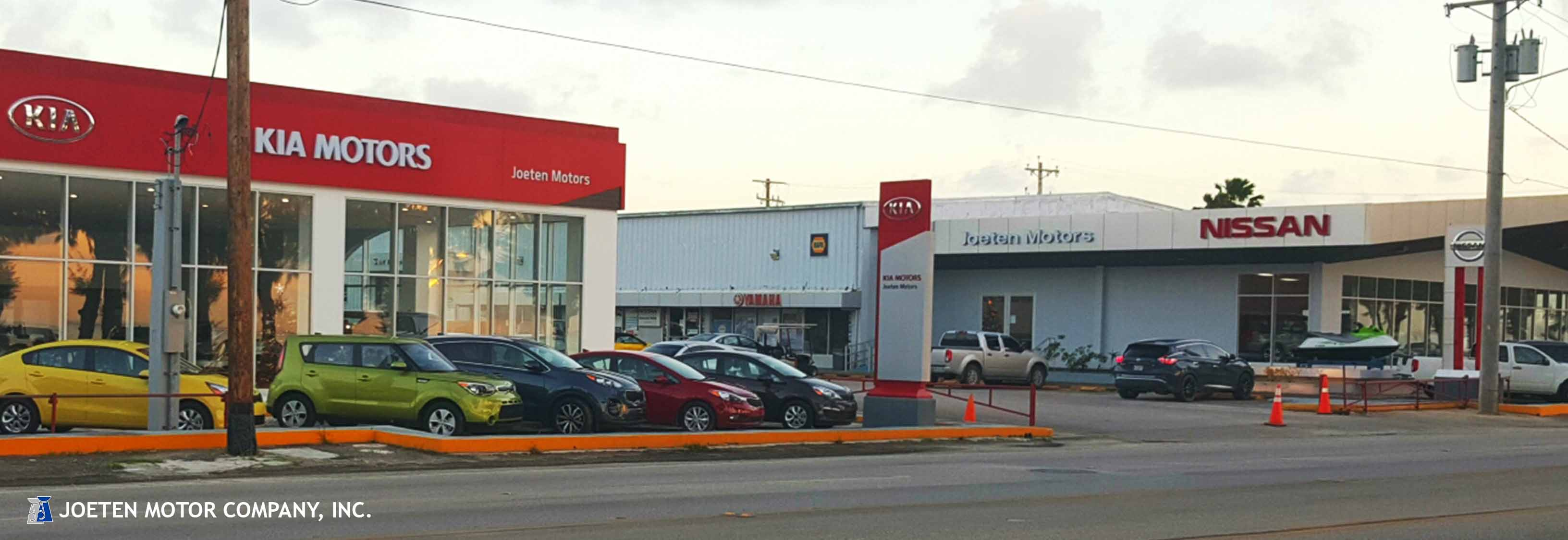 Street view of the Joeten Motors Dealership